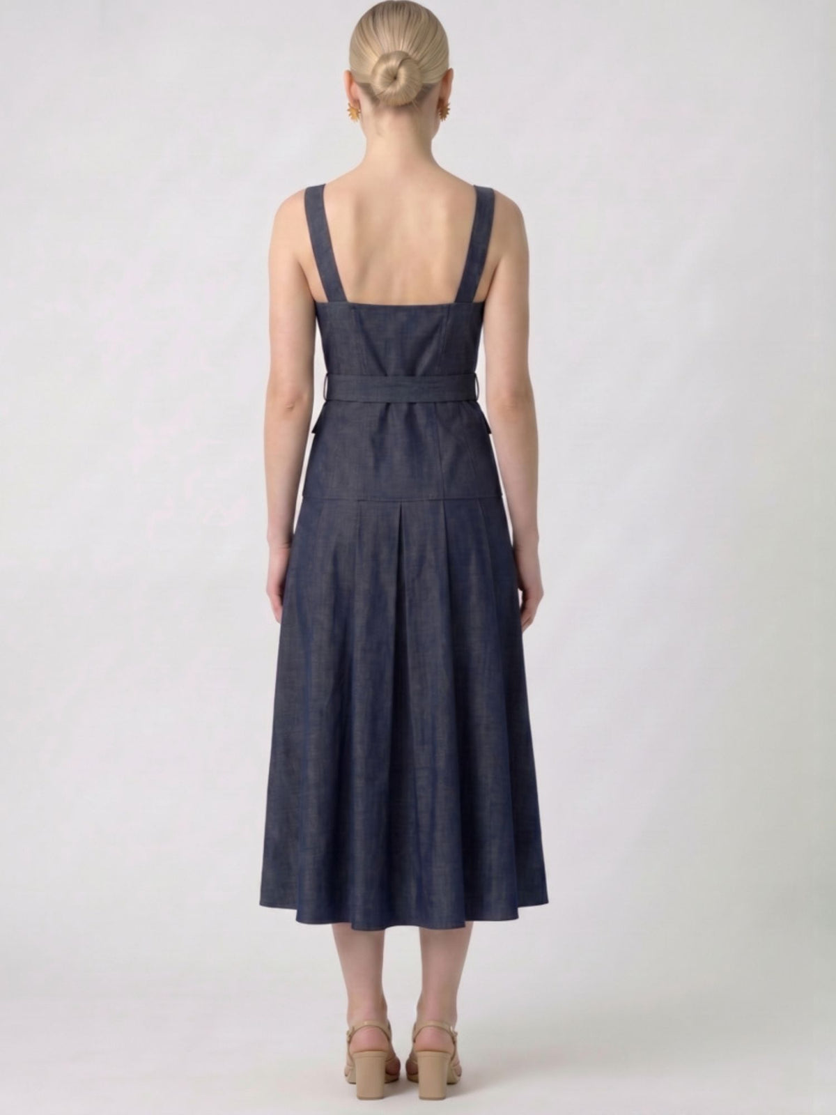 Vestido Largo Lorena Indigo