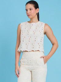 Blusa Saturnia Ivory