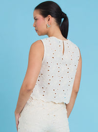 Blusa Saturnia Ivory