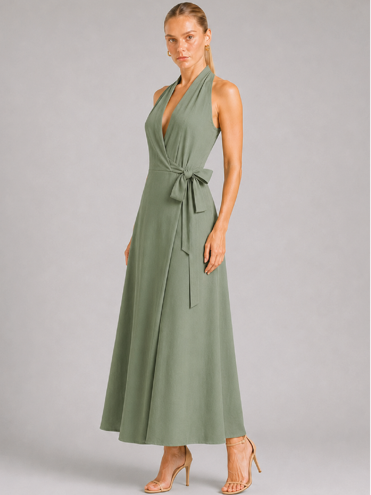 Vestido Largo Labella Verde