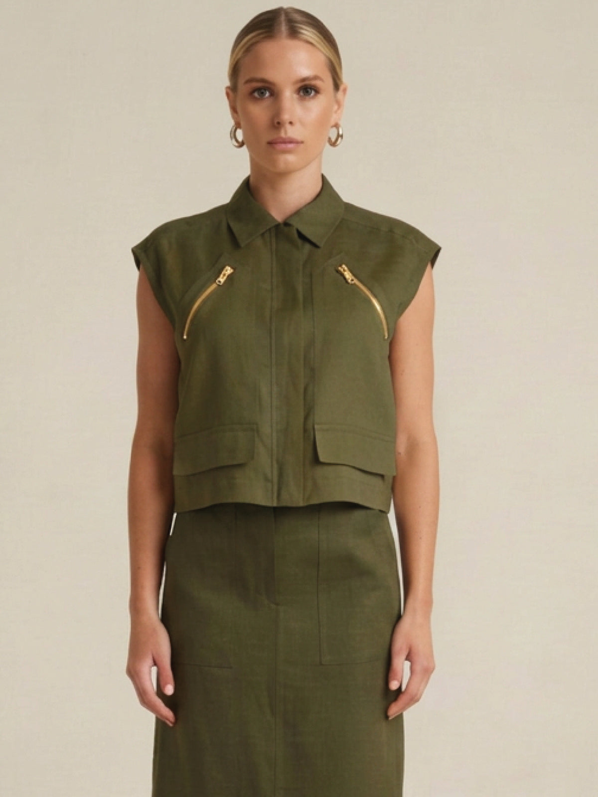 Blusa Namibia Olivo