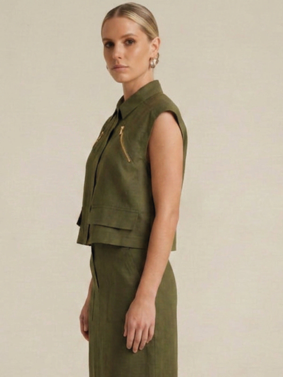 Blusa Namibia Olivo