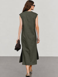 Vestido Largo Creta Verde