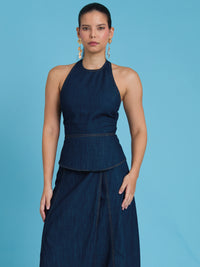 Blusa Moscu Indigo