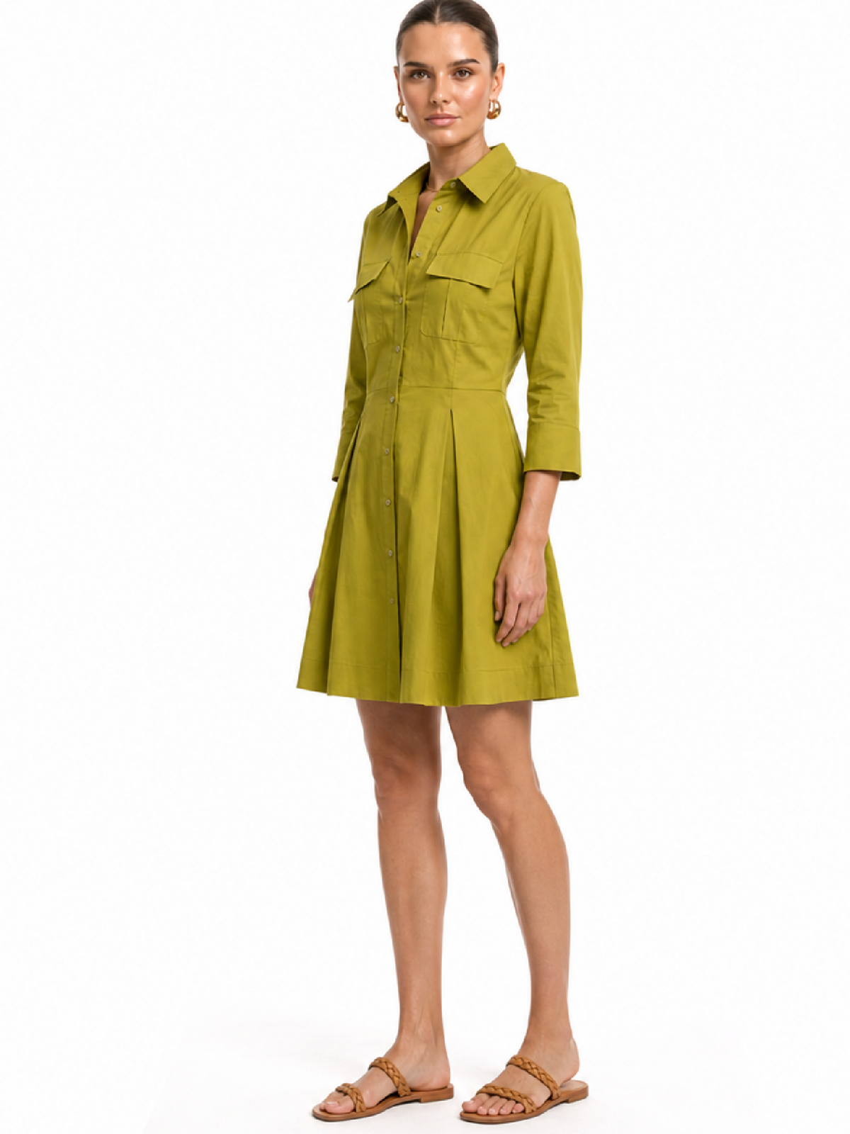 Vestido Corto Galena Verde