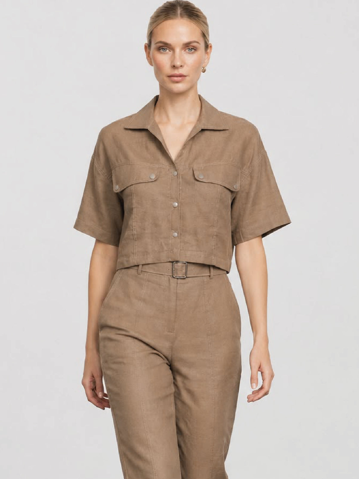 Blusa Eucaris Taupe