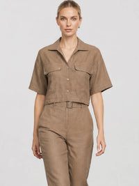 Blusa Eucaris Taupe