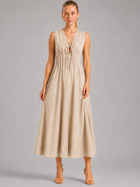Vestido Largo Alcala Nude