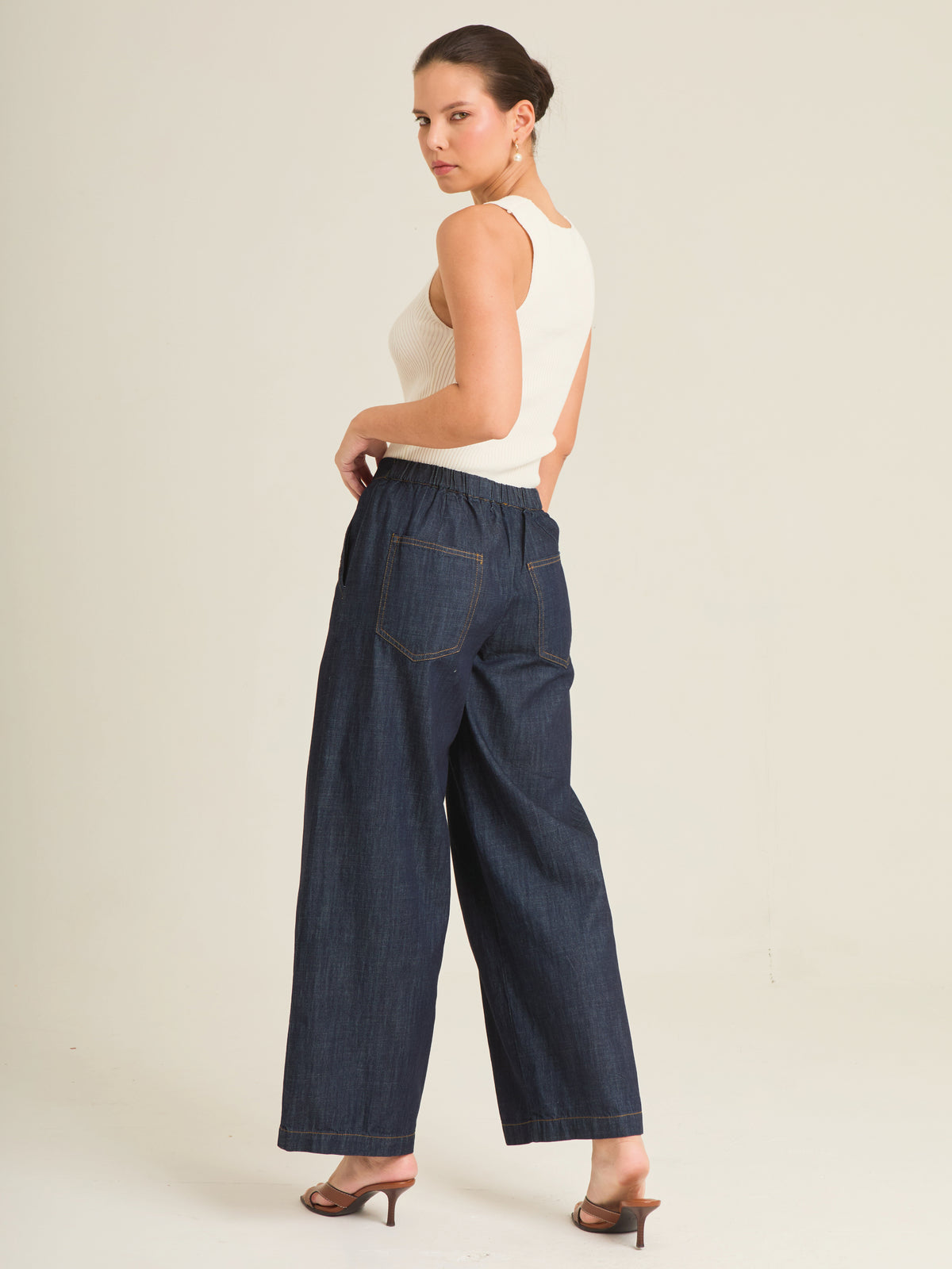 Pantalon Largo Moscu Indigo
