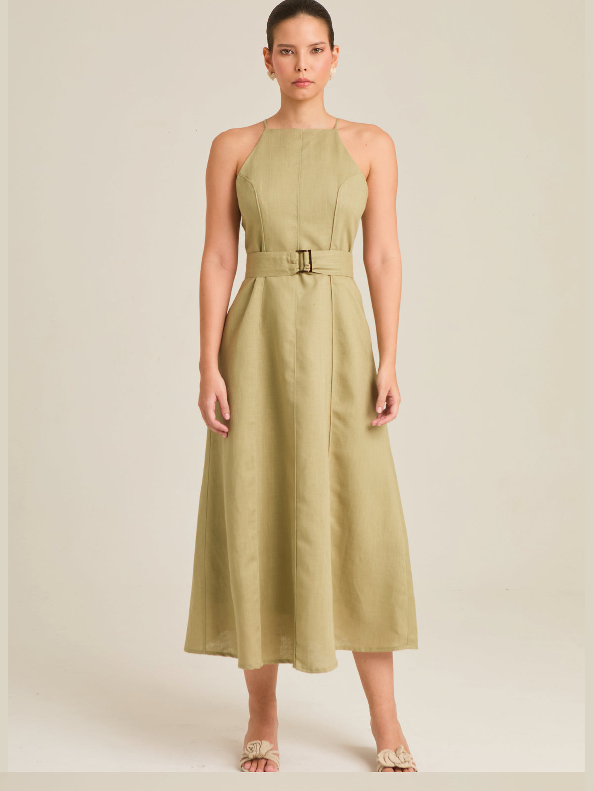 Vestido Largo Gardenia Verde