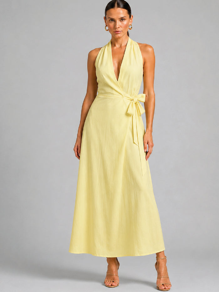 Vestido Largo Labella  Amarillo