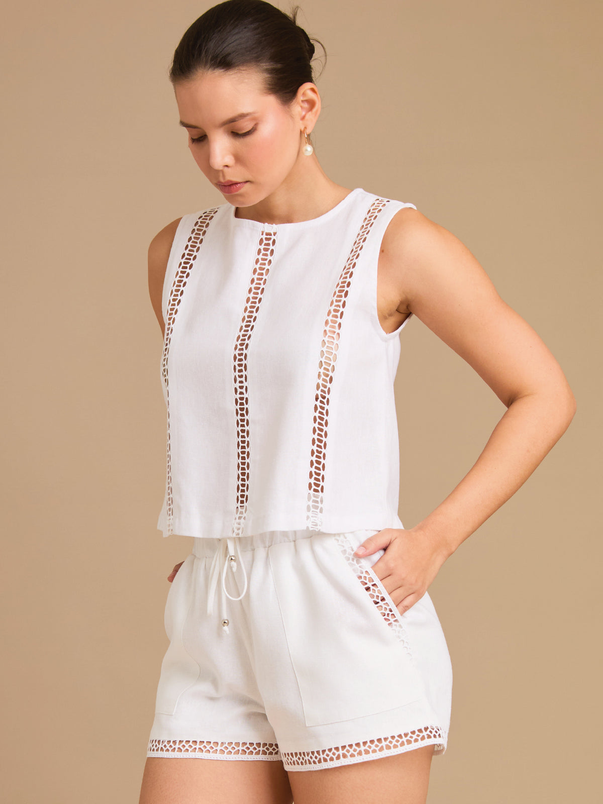 Short Acasia Blanco