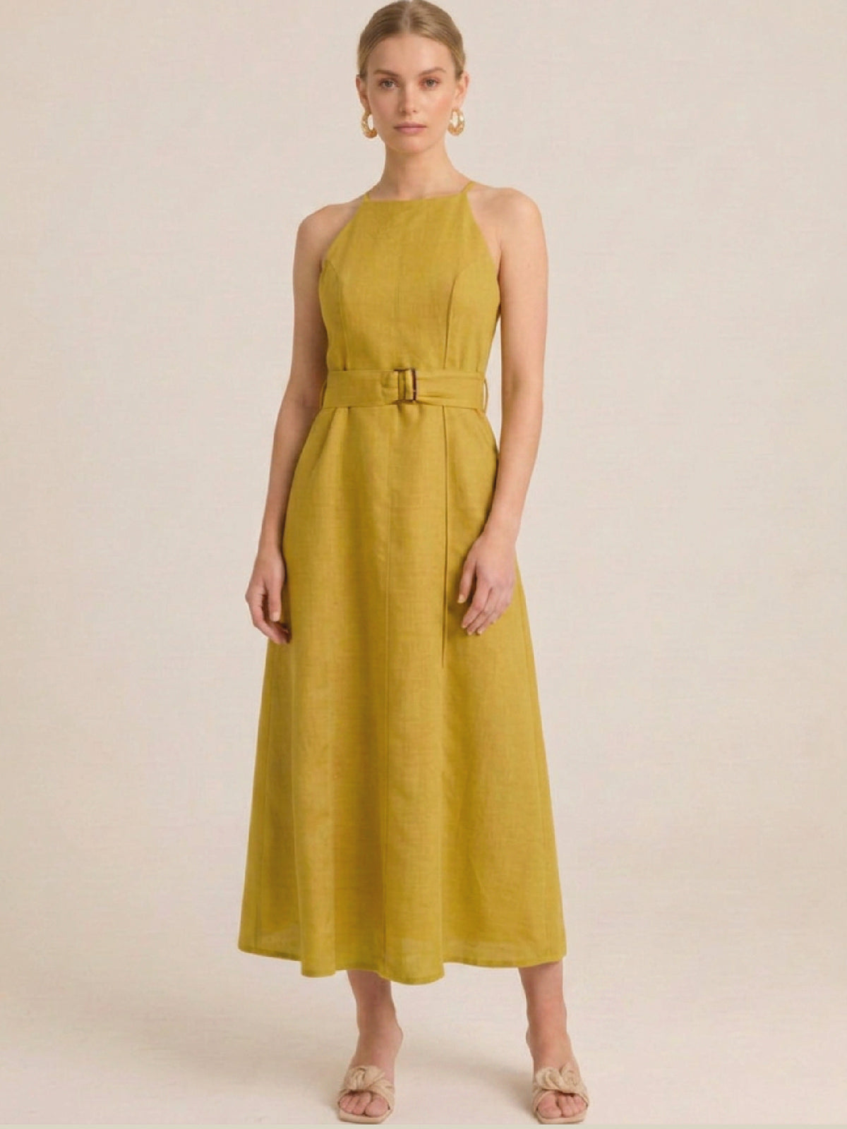 Vestido Largo Gardenia Amarillo