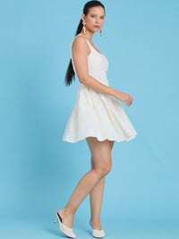 Vestido Corto Slovenia Blanco