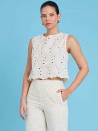 Blusa Saturnia Ivory