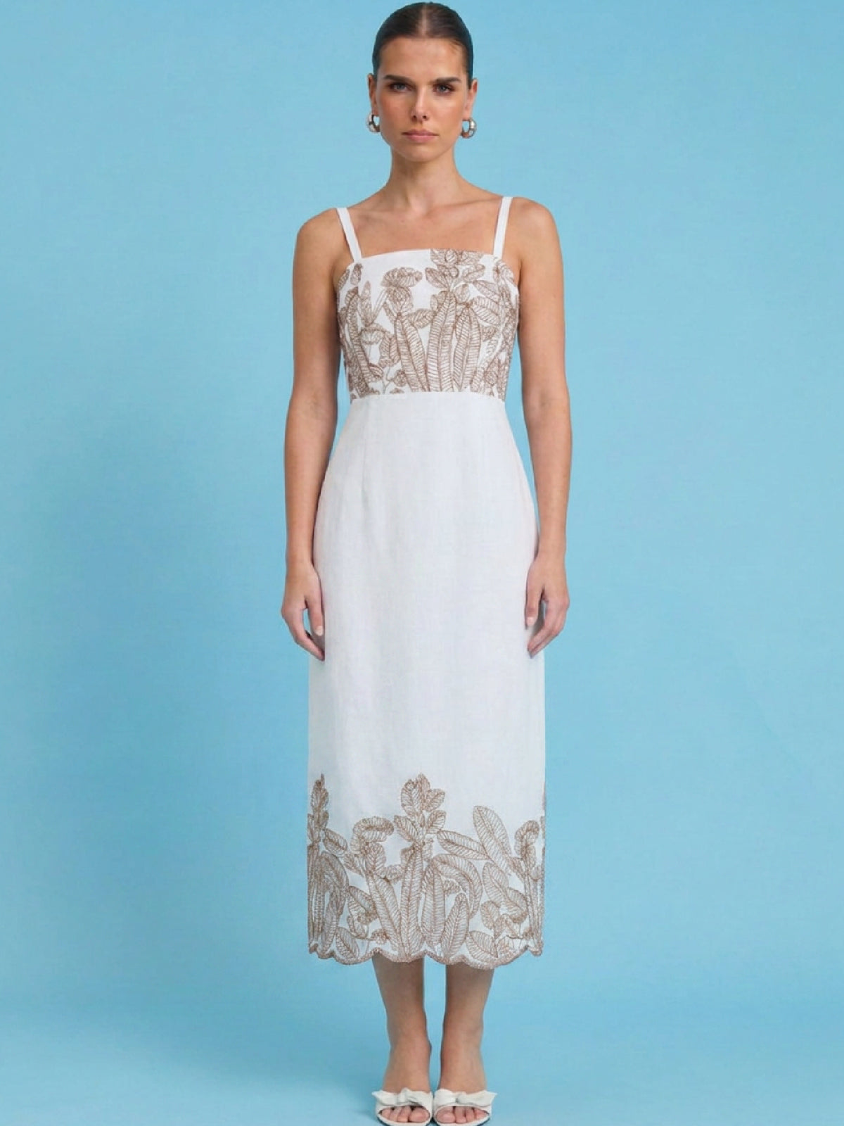 Vestido Largo Areia Cafe