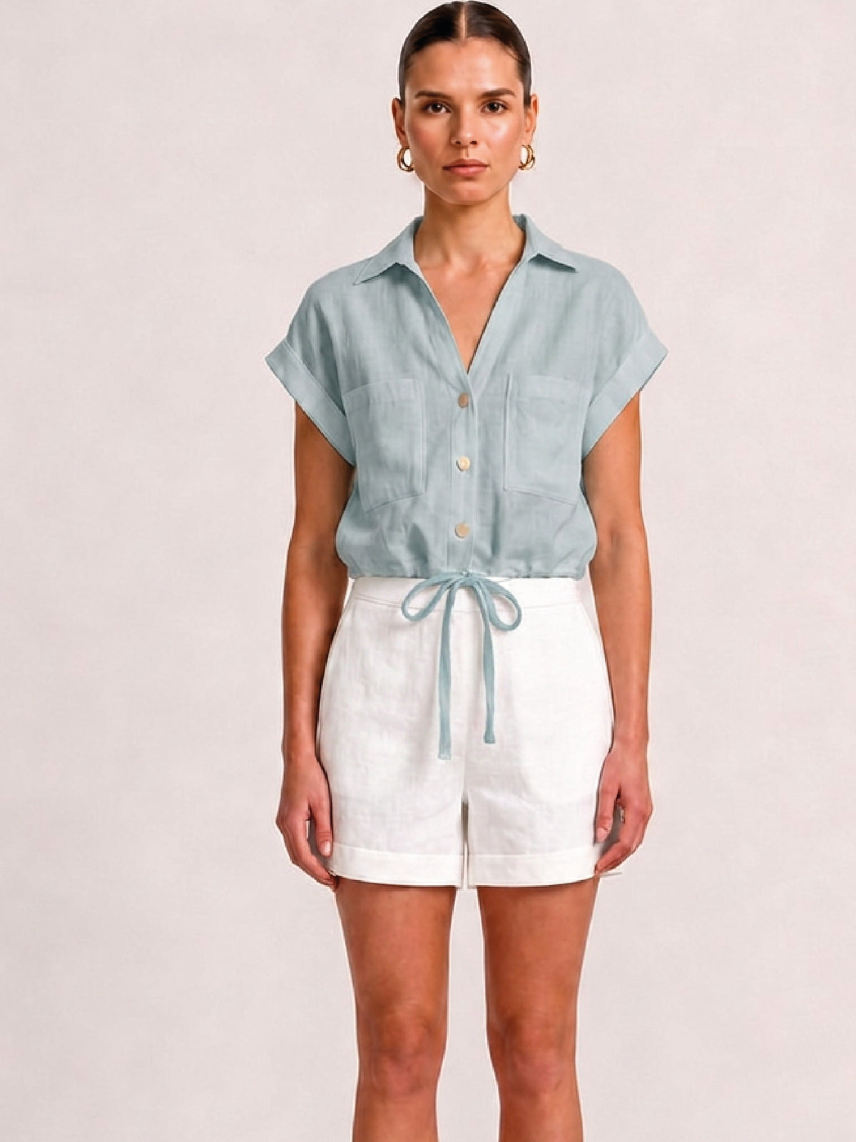 Blusa Vespera Aqua