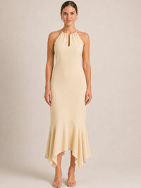 Vestido Largo Tajisha Vainilla