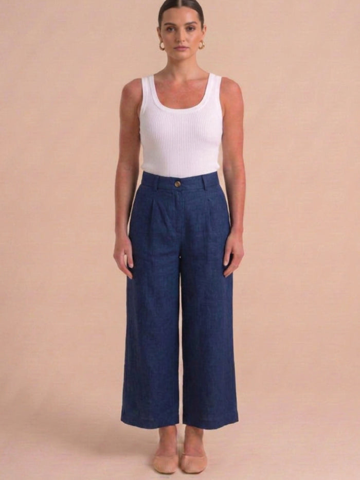Pantalón Largo Cala Blanca Indigo
