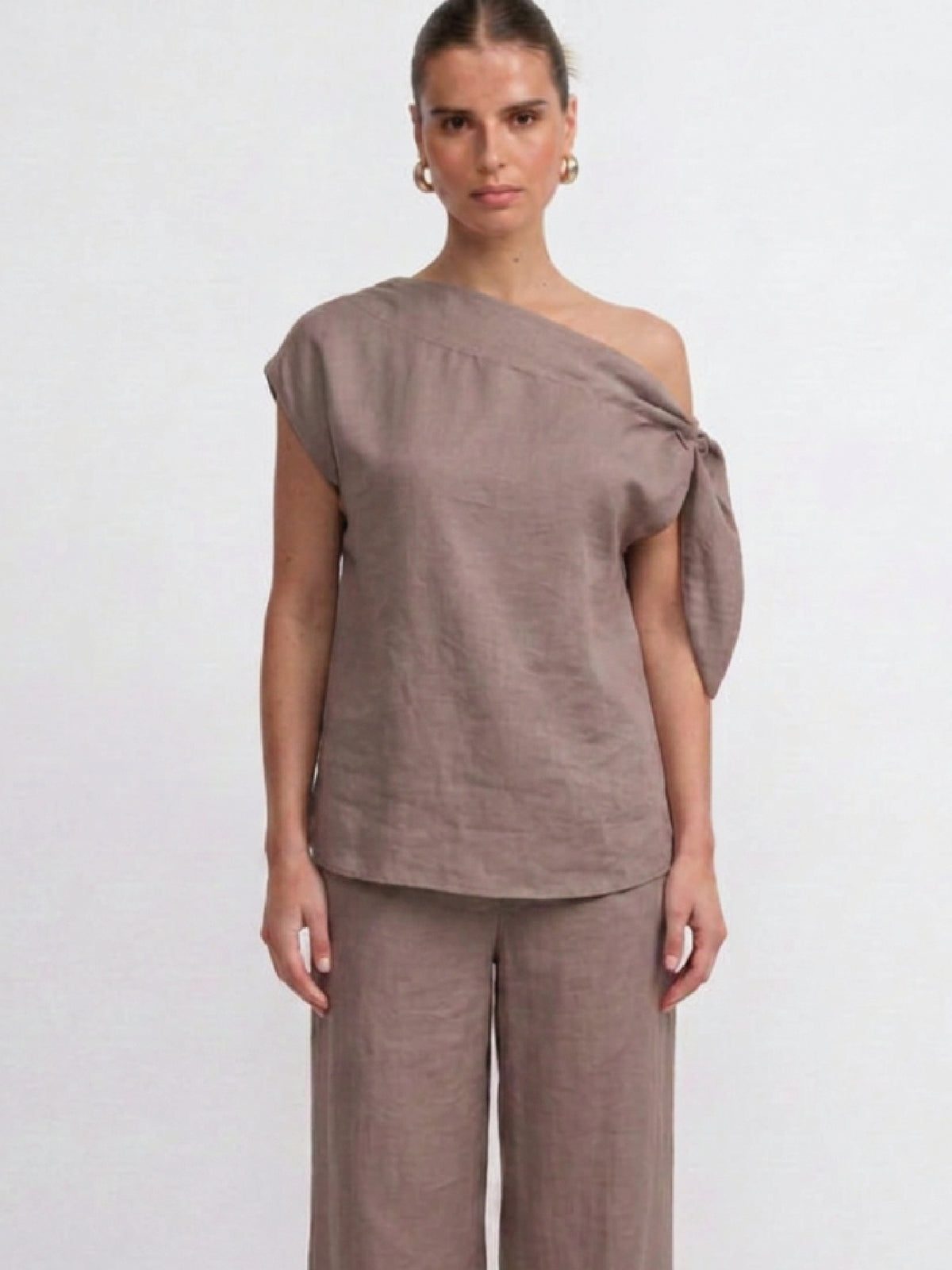 Blusa Castaña Café