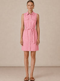 Vestido Corto Cosmea Coral