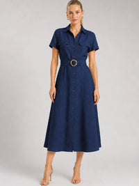 Vestido Largo Velarys Navy