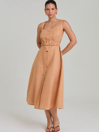 Vestido Largo provence Camel