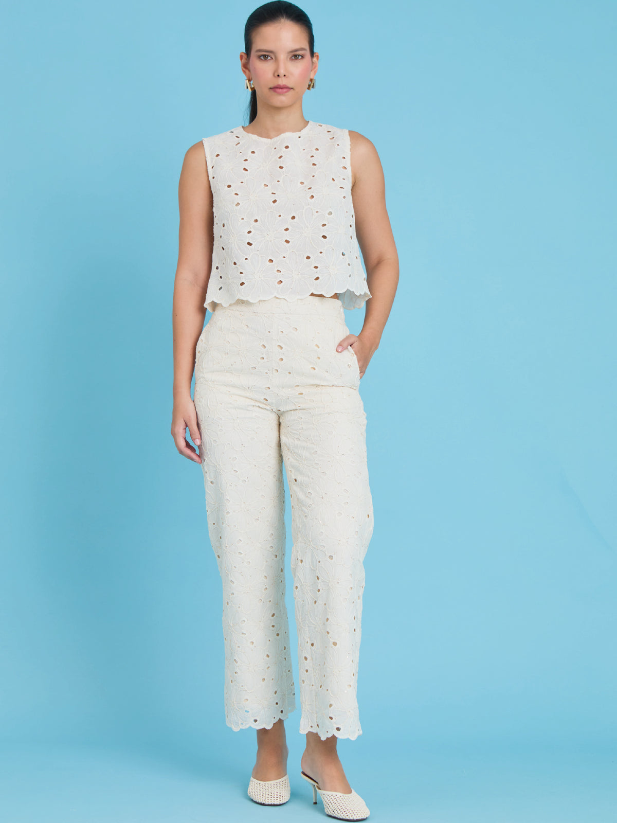 Pantalón Saturnia Ivory