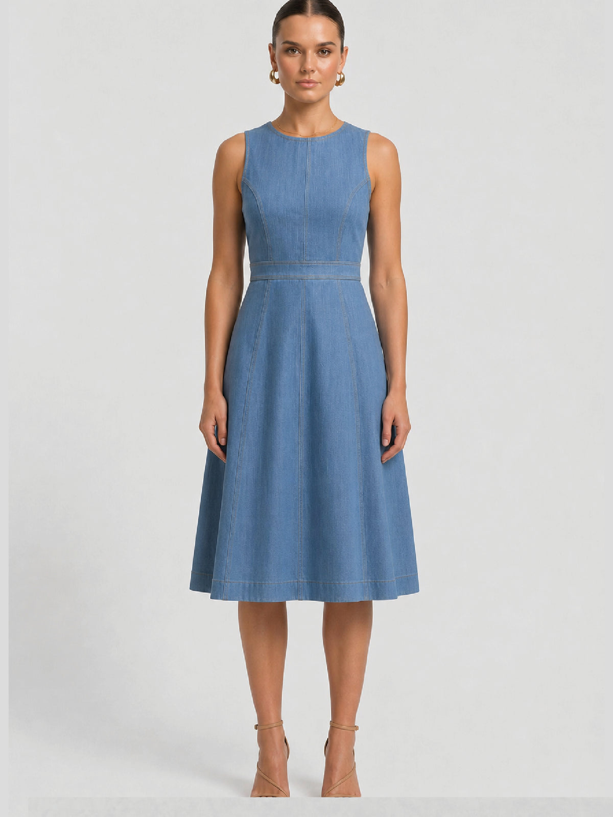 Vestido Largo Gabrie Indigo