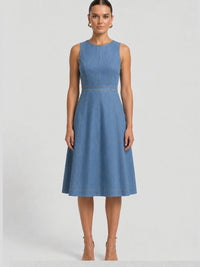 Vestido Largo Gabrie Indigo