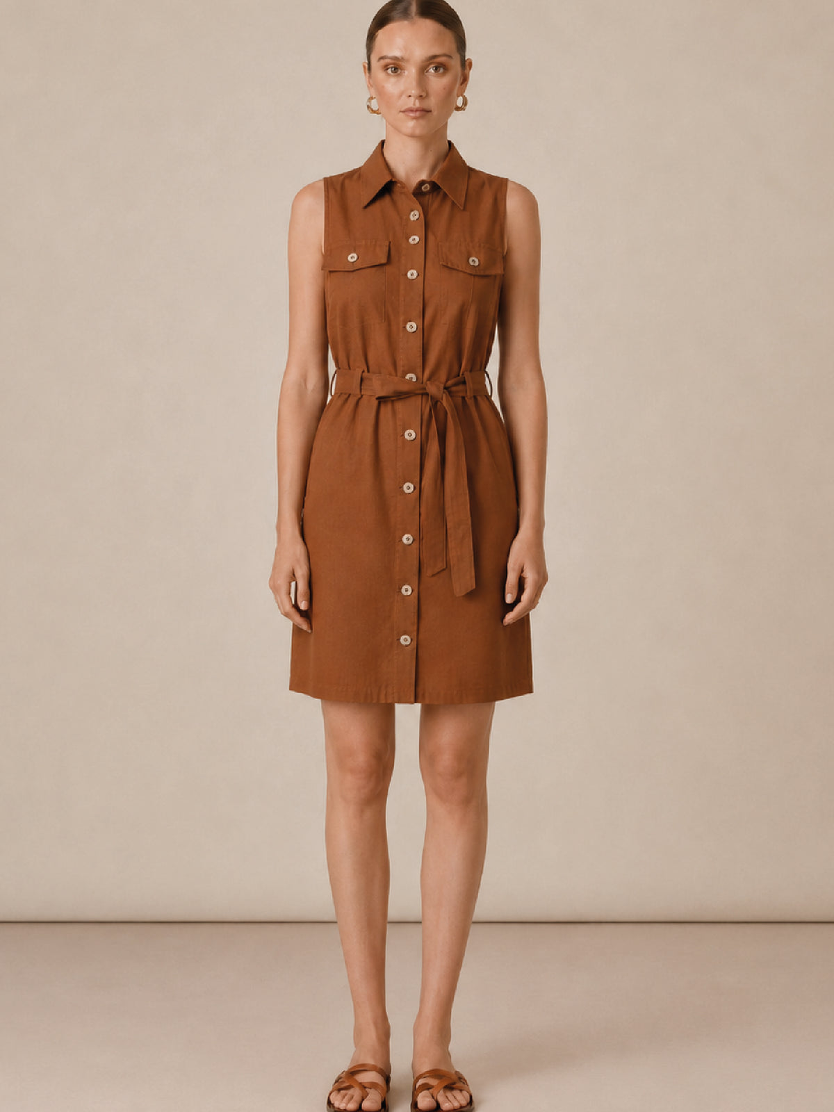 Vestido Corto Cosmea Cafe