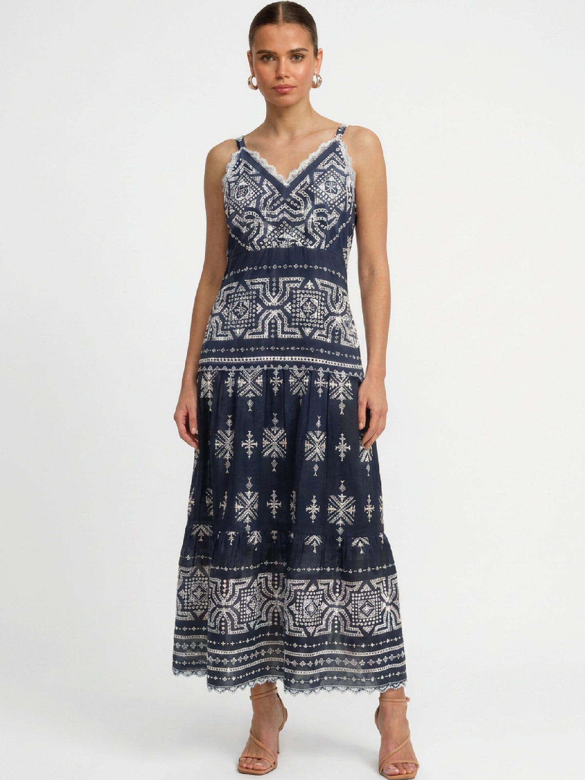 Vestido Largo Calantha Azul