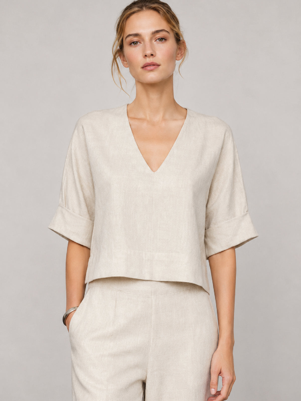 Blusa Imperio Sand