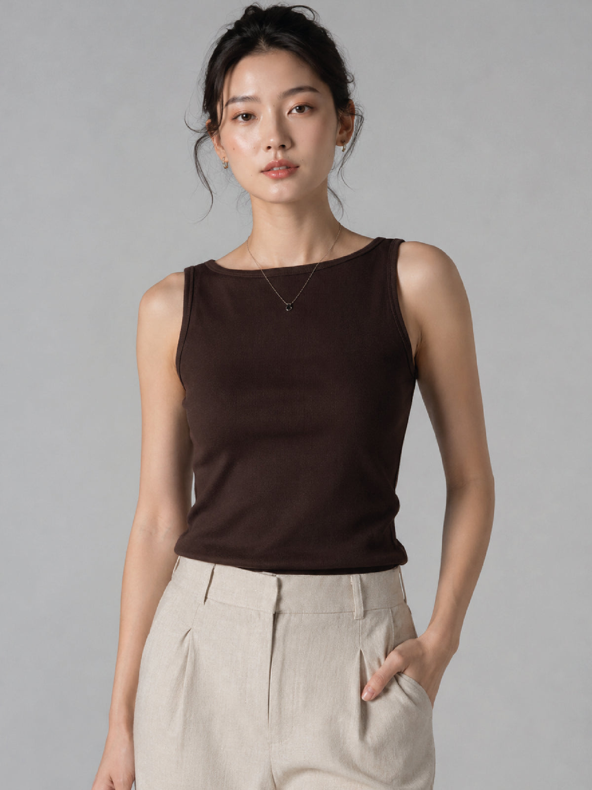 Blusa Leila Cafe