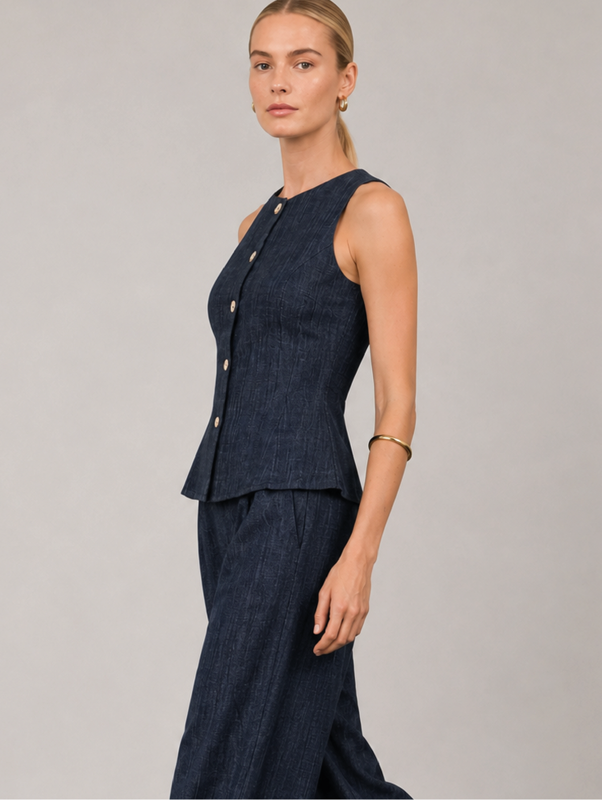Blusa Gaetana Indigo