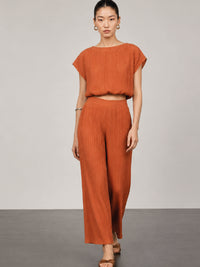 Pantalón Largo Dilana Terracota