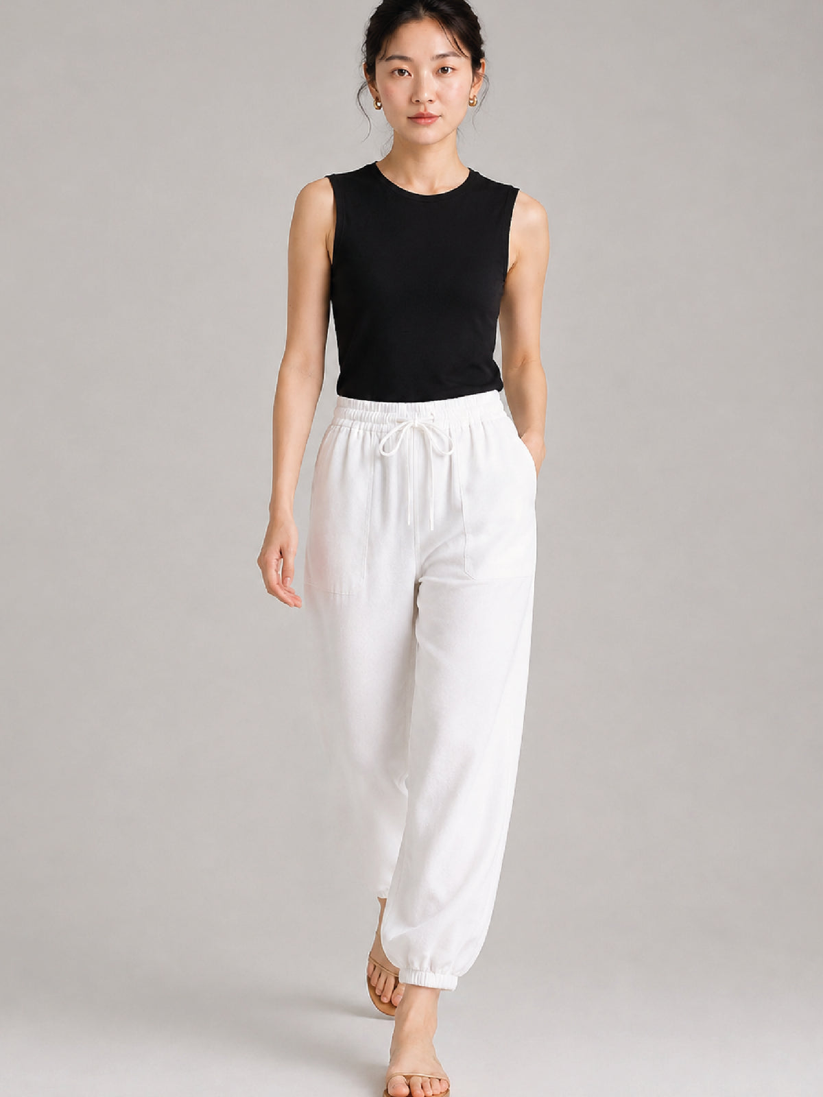 Pantalón Largo Erena Blanco