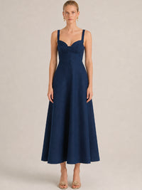 Vestido Largo Jaipur Azul