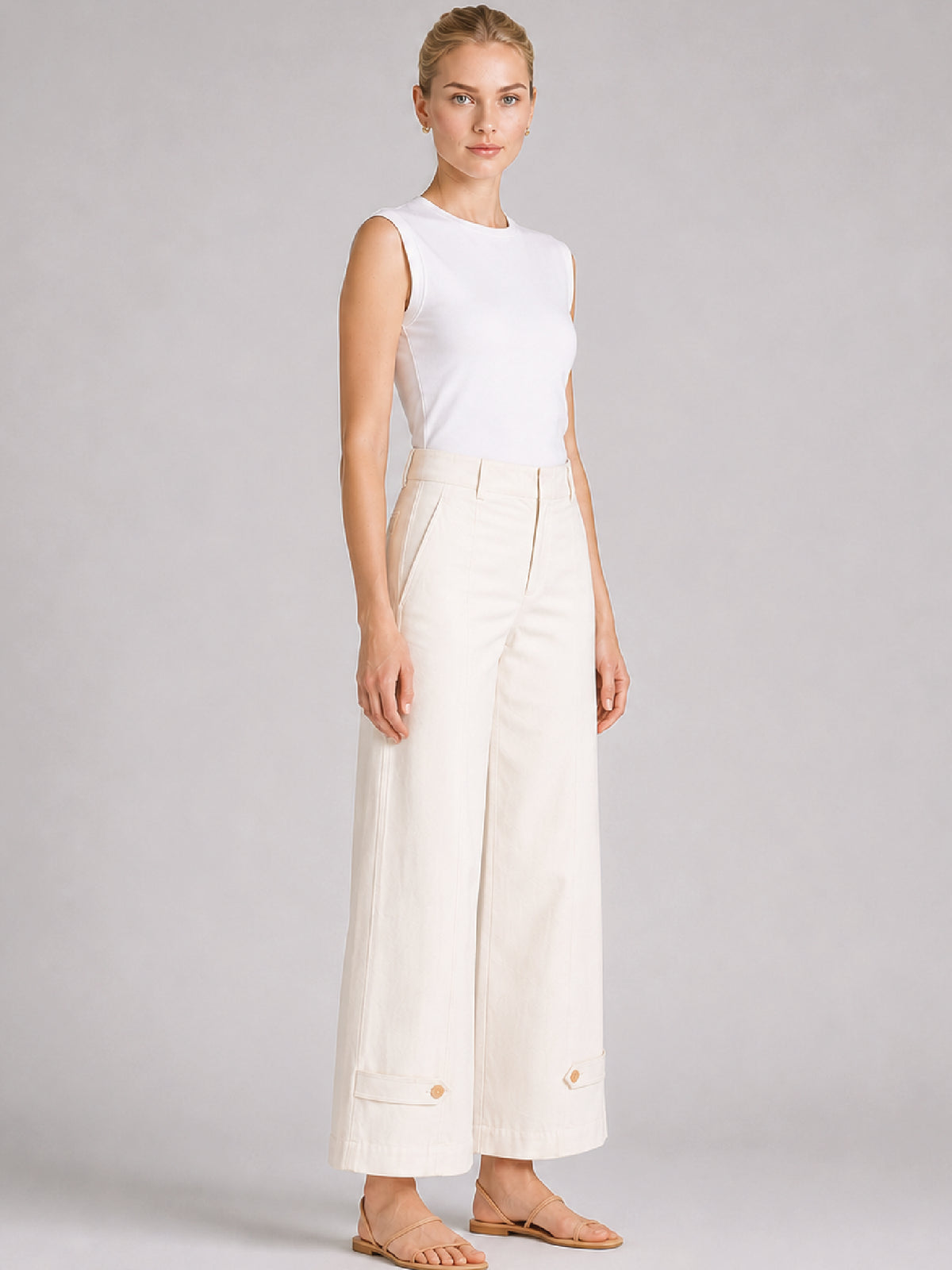 Pantalón Largo Adriano Ivory