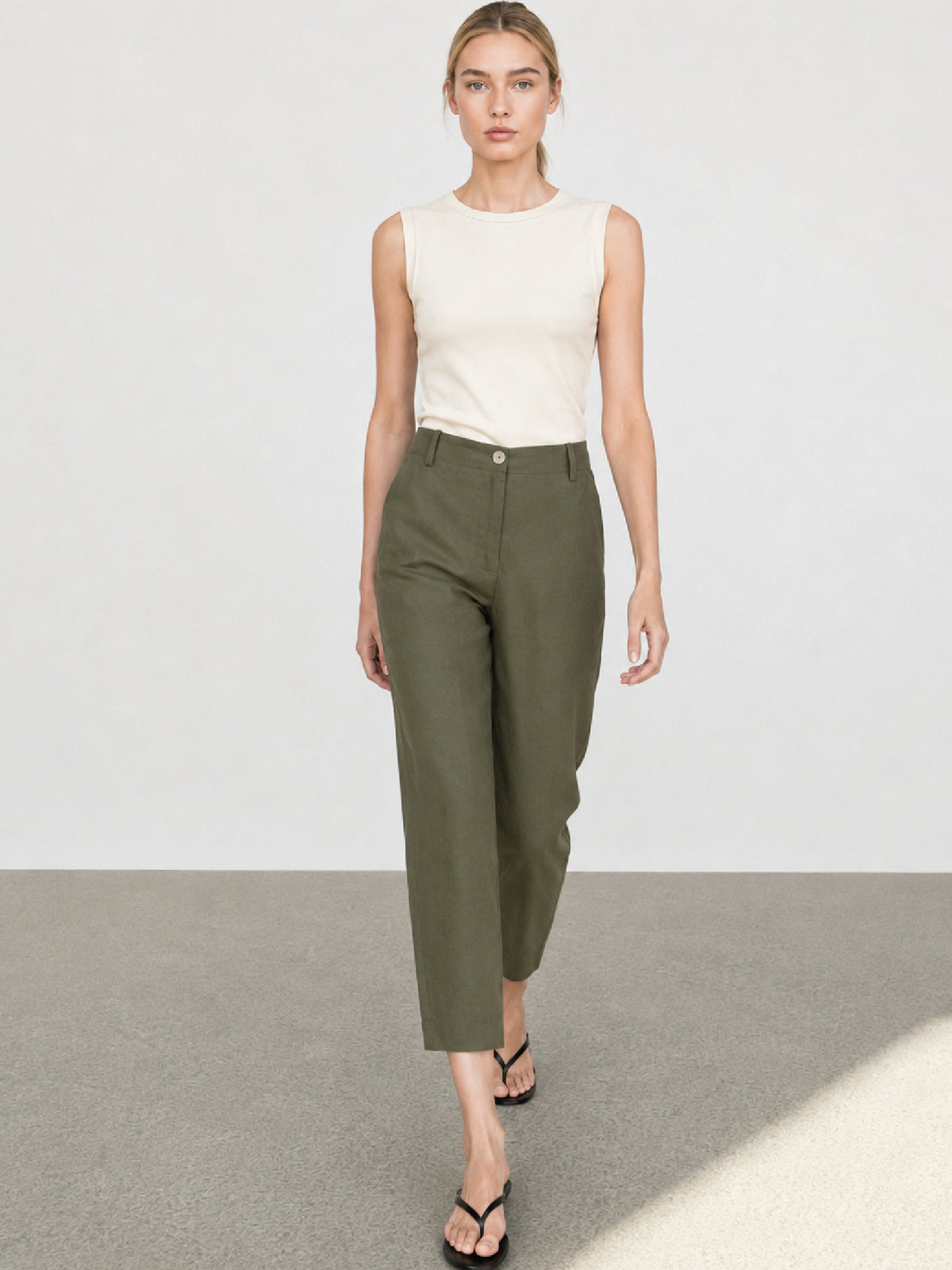 Pantalón Largo Jaiden Olivo