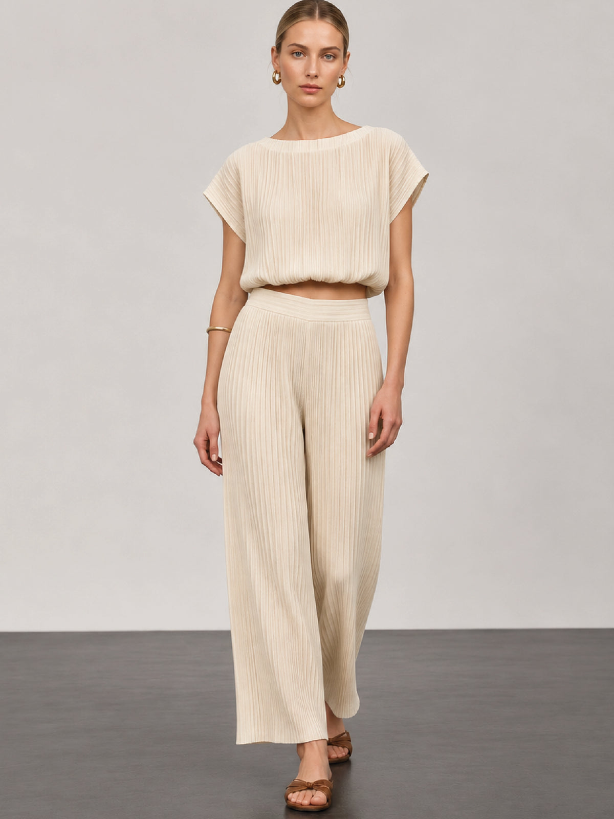 Pantalón Largo Dilana Ivory