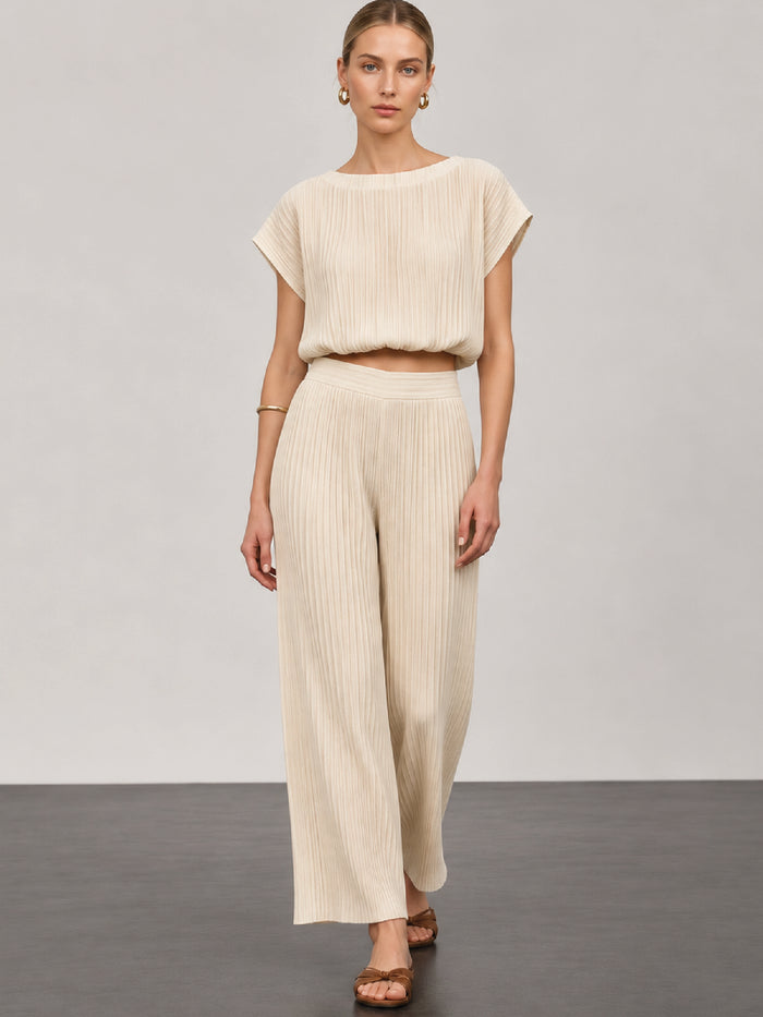 Pantalón Largo Dilana Ivory