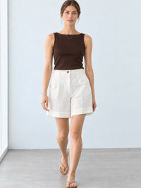 Short Leonor Blanco