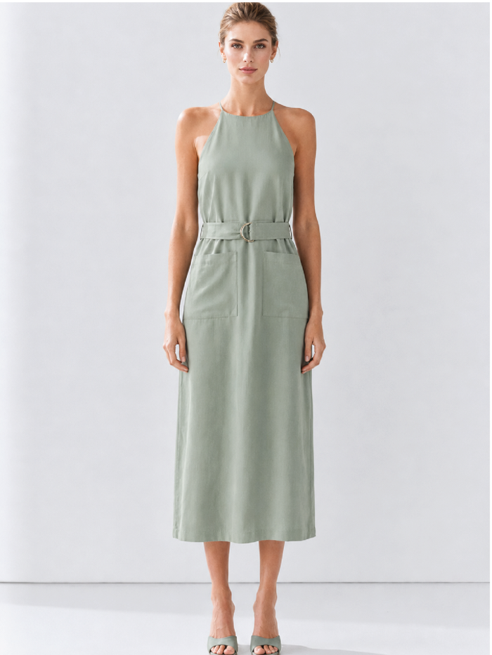Vestido Largo Alegra Verde