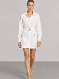 Vestido Corto Beky Blanco