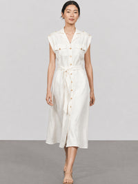 Vestido Largo Brugola Blanco