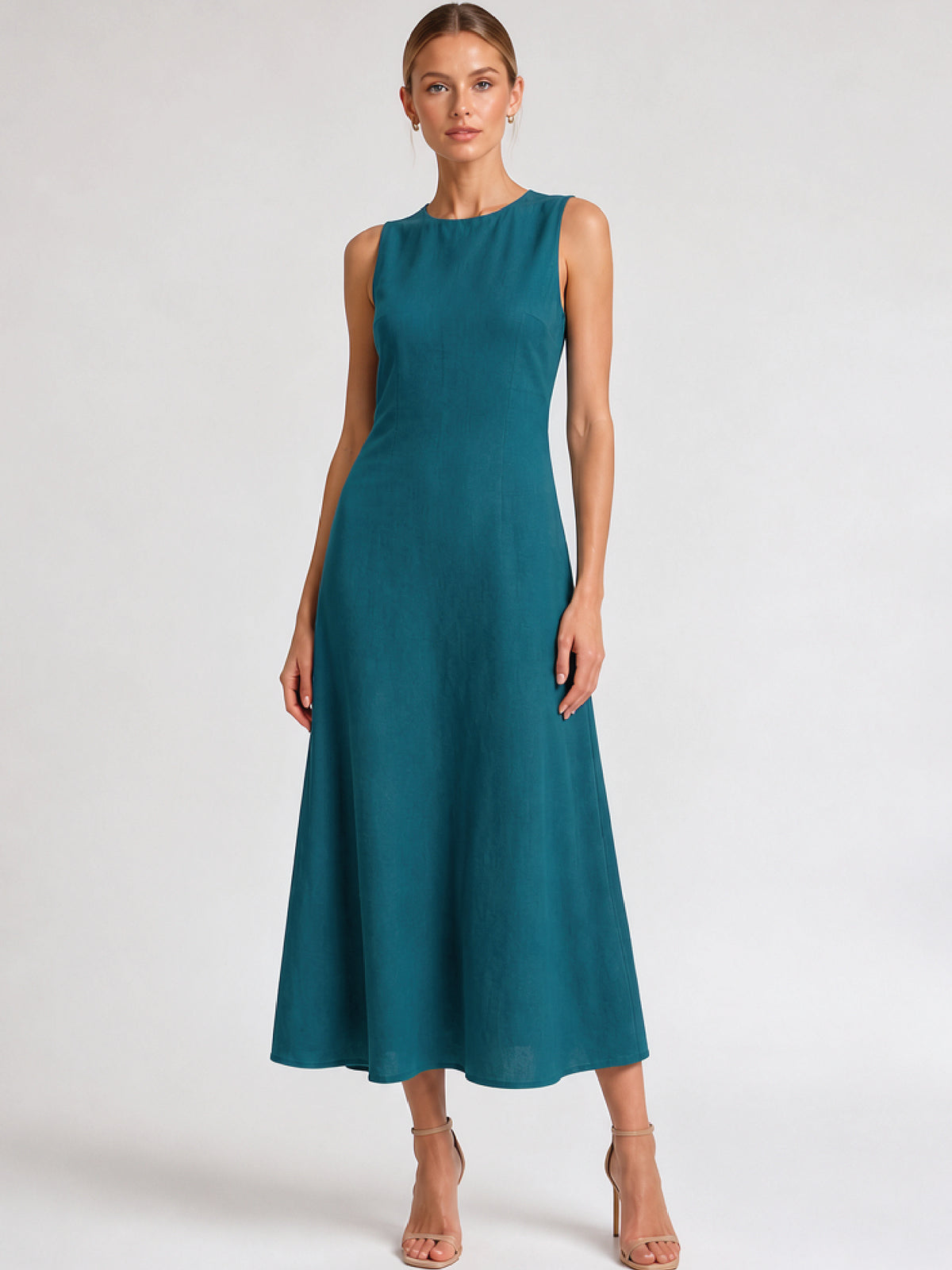 Vestido Largo Darnella Turquesa