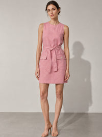 Vestido Corto Gabyna Palo De Rosa