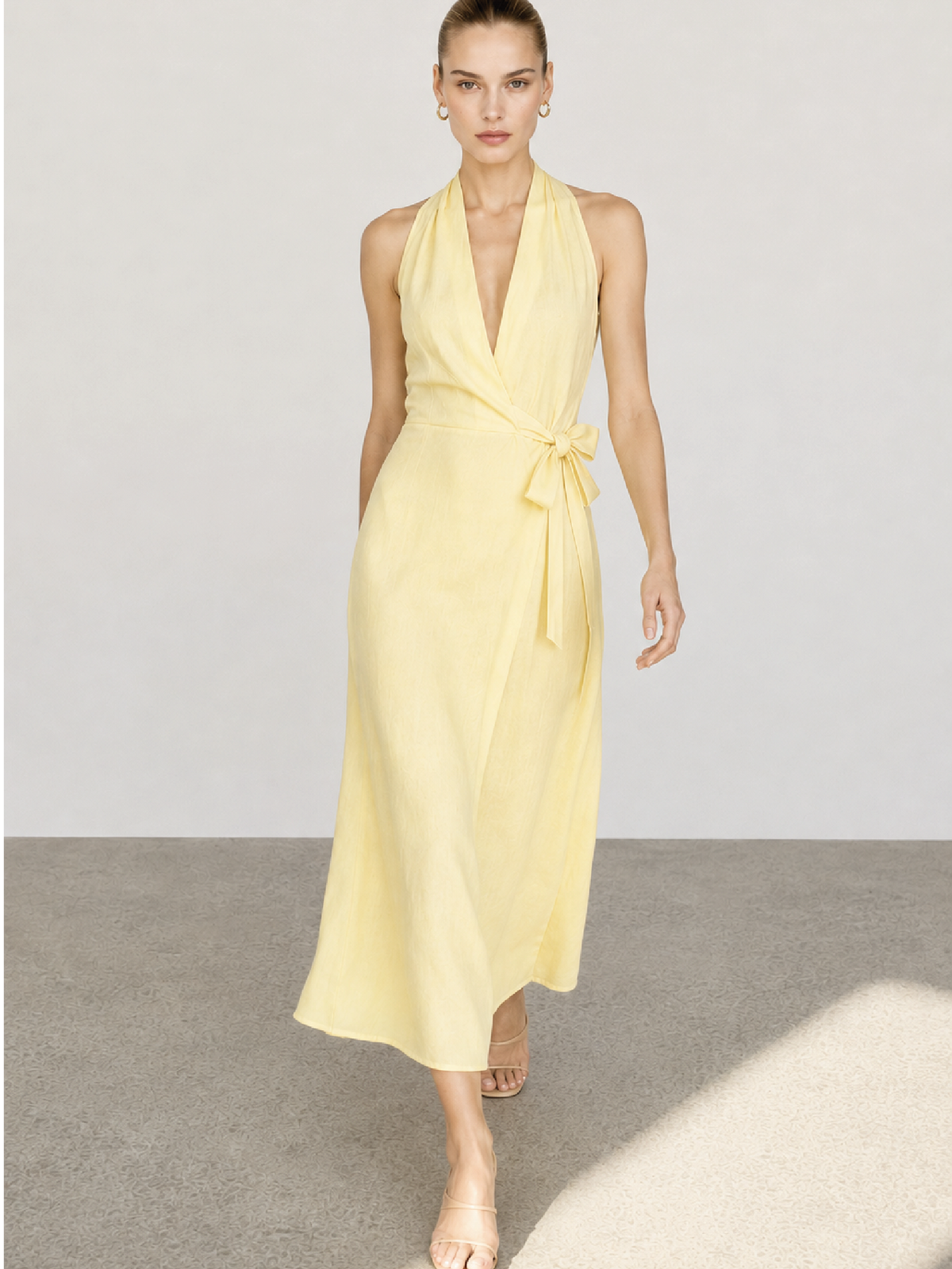 Vestido Largo Labella  Amarillo