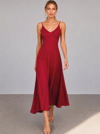 Vestido Largo Loto Rojo